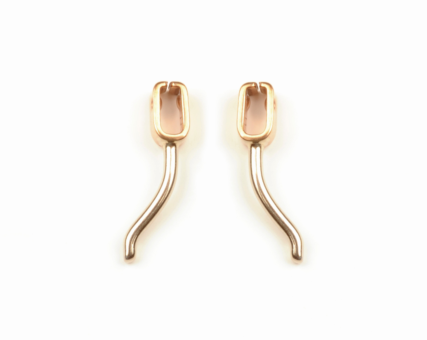 Seitenstegst�tze silber / messing rechts