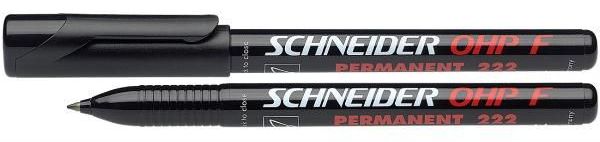 Permanent-Marker 222 F | schwarz | 0,7 mm